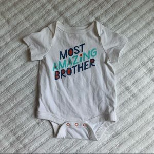 Most Amazing Brother onesie